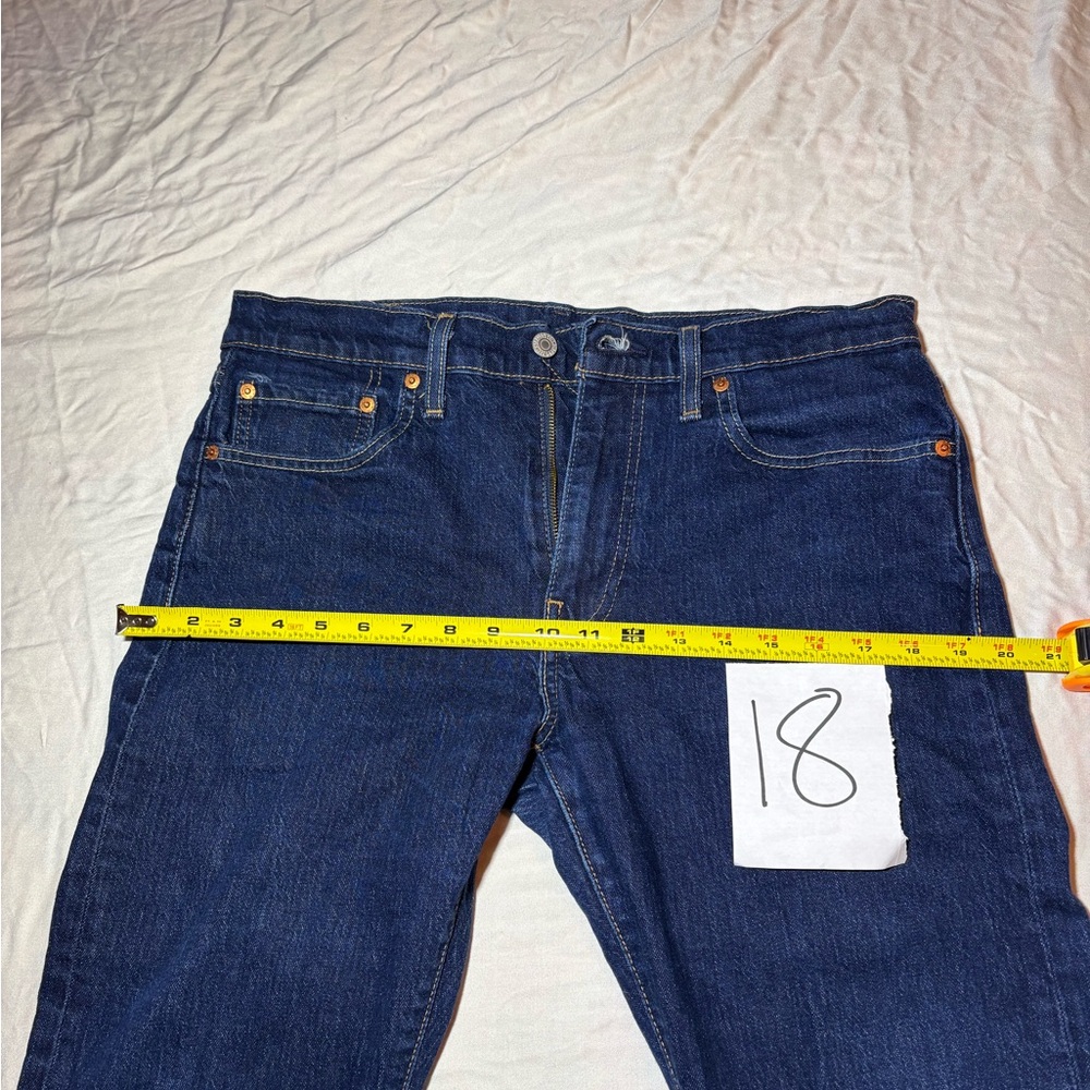 Levi's Men's Dark Blue Slim Jeans - Picture 13 of 16